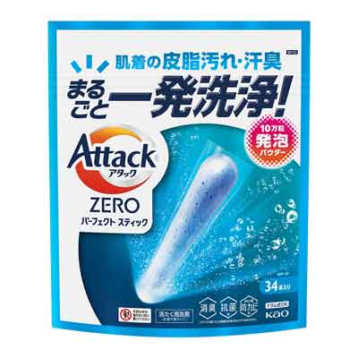 花王 アタックZERO パーフェクトスティック 34本入り