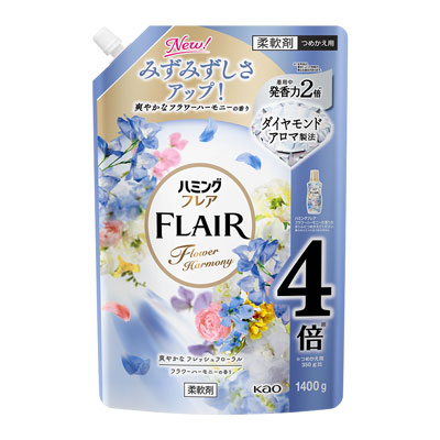 花王　ハミングフレア　フラワーハーモニーの香り　つめかえ用特大　1400ｇ