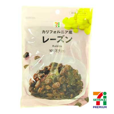 セブンプレミアム　カリフォルニア産レーズン　105g