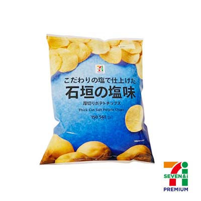 セブンプレミアム 厚切りポテト石垣の塩味 150g