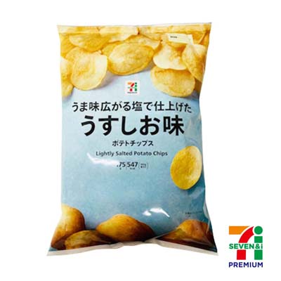 セブンプレミアム ポテトチップスうま味広がる塩で仕上げたうすしお味