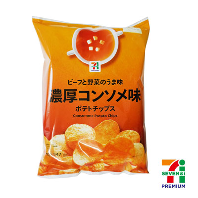 セブンプレミアム ポテトチップス 濃厚コンソメ味 155g