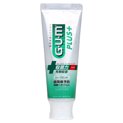 サンスター GUMガム プラス  デンタルペースト ハーブミント 120g