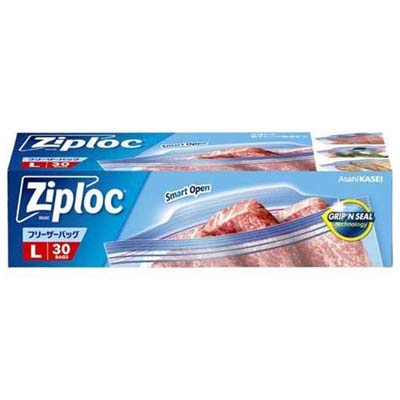 旭化成　ジップロック　フリーザーバッグ　L　30枚