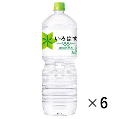 コカ・コーラ い・ろ・は・す天然水 2L×6本