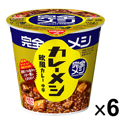 日清 完全メシ カレーメシ 欧風カレー中辛 119g×6個