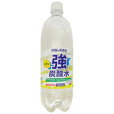 サンガリア　強炭酸水レモン　1Ｌ