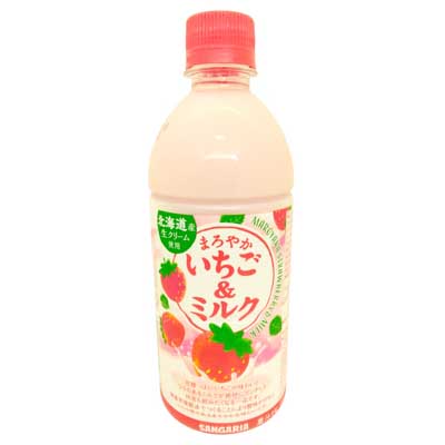 サンガリア　まろやかいちご&ミルク　500ml