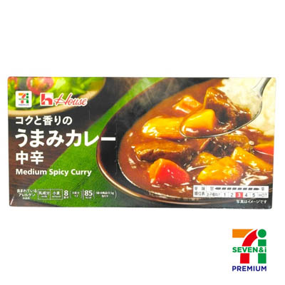 セブンプレミアム　コクと香りのうまみカレー　中辛　140g