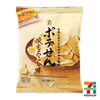 セブンプレミアム ポテせん焼もろこし味 32g