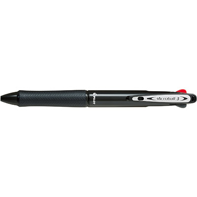 パイロット 油性3色ボールペン アクロボール3 細字 0.7mm 黒