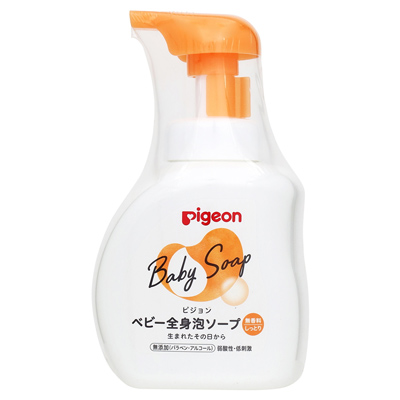 ピジョン ベビー全身泡ソープ しっとり 本体 500ml