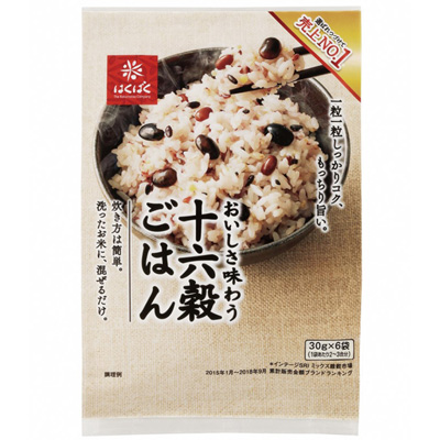 はくばく 十六穀ごはん 30g×6袋