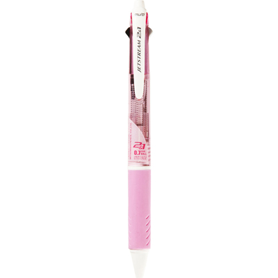 三菱鉛筆 ジェットストリーム 多機能ペン 2&1 ピンク(ボール径:0.7mm・芯径:0.5mm)