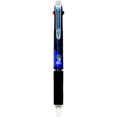 三菱鉛筆 ジェットストリーム 3色ボールペン 0.5mm ネイビー