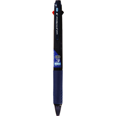 三菱鉛筆 ジェットストリーム 3色ボールペン 0.5mm 透明ネイビー