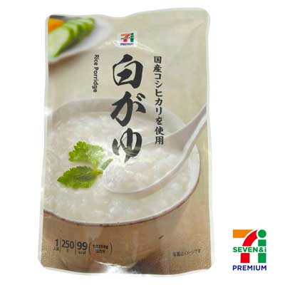 セブンプレミアム 国産コシヒカリ白がゆ 250g
