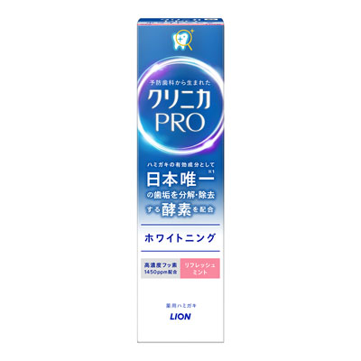 ライオン クリニカPRO ホワイトニング リフレッシュミント 95g