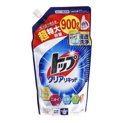 ライオン　トップ　クリアリキッド　つめかえ用　900g