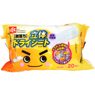 レック 激落ち立体ドライシート 20枚入