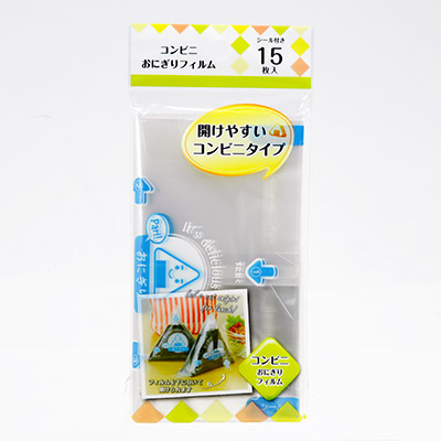 クリンプ　コンビニおにぎりフィルム　15枚