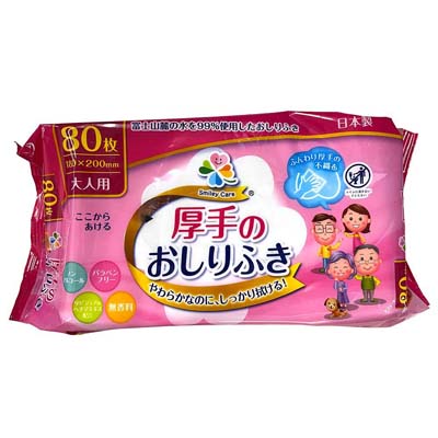 大一紙工 大人用おしりふき厚手 80枚