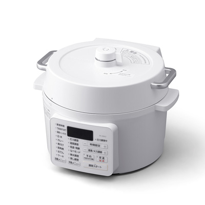 【送料込み】アイリス　電気圧力鍋　 2.2L <ホワイト>　PC-MA2-W