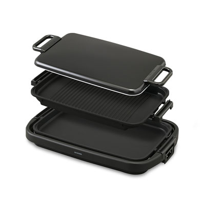 【送料込み】アイリス ワイドホットプレート 2枚