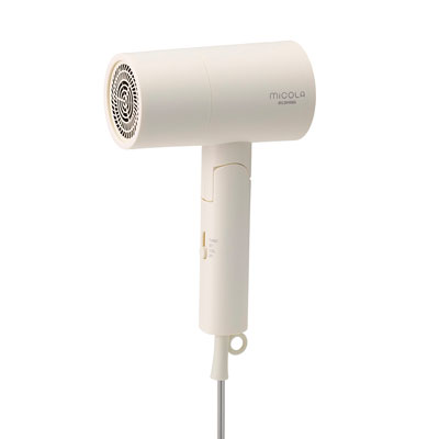 【送料込み】アイリス　MiCOLA イオンドライヤー <オフホワイト>　HDR-M101-W