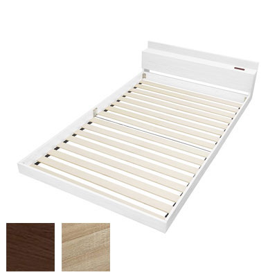 【送料込み】アイリス フロアベッド<ホワイト> SD FBM-SD