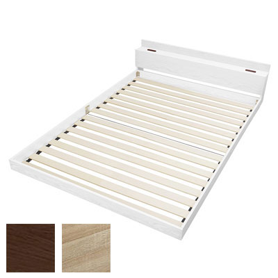 【送料込み】アイリス フロアベッドD<ホワイト> FBM-D