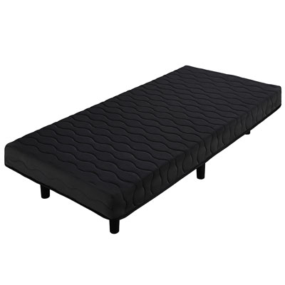 【送料込み】脚付きポケットコイルマットレスＳ＜ブラック＞　PAM-S