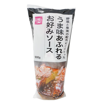 ゆめイチ　うま味あふれるお好みソース　500g