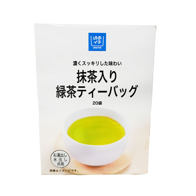 ゆめイチ　抹茶入り緑茶ティーバッグ　20パック