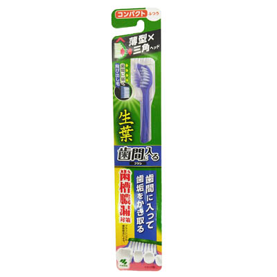 小林製薬 生葉 歯間に入るブラシ コンパクト ふつう