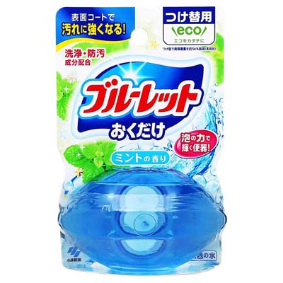 小林製薬　ブルーレットおくだけ　ミントの香り　つけ替用　70ml