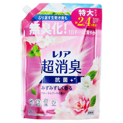 P&G　レノア超消臭　フローラルブーケの香り　つめかえ用　745ml
