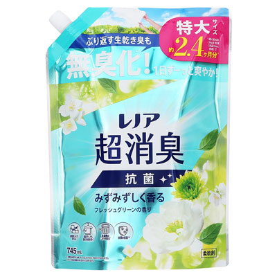 P&G　レノア超消臭　フレッシュグリーンの香り　つめかえ用　745ml