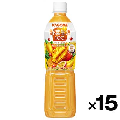 【ケース販売】カゴメ　野菜生活100　マンゴーサラダ　720ｍｌ×15本