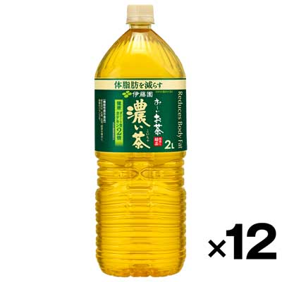 【ケース販売】伊藤園 おーいお茶濃い茶　2L×12本