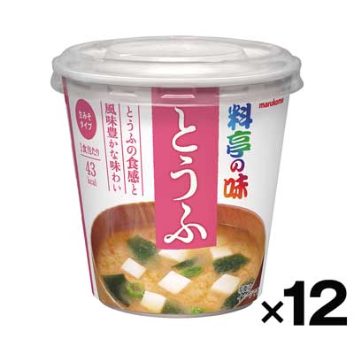 【ケース販売】マルコメ 料亭の味 とうふ 1食×12個