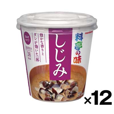 【ケース販売】マルコメ 料亭の味 しじみ 1食×12個
