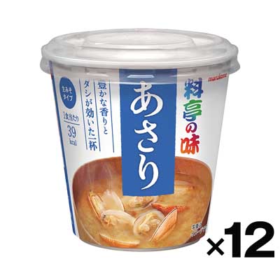 【ケース販売】マルコメ 料亭の味 あさり 1食×12個