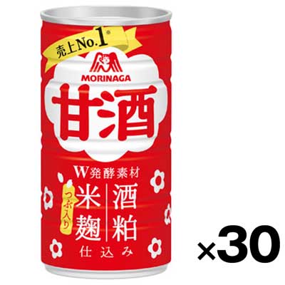 【ケース販売】森永製菓　甘酒　190g×30缶