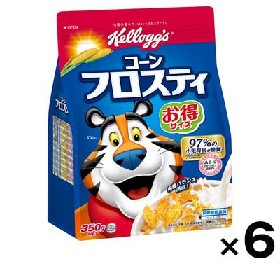 【ケース販売】ケロッグ コーンフロスティ徳用 350g×6個