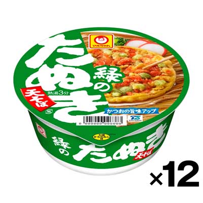 【ケース販売】東洋水産 マルちゃん 緑のたぬき 101g×12個