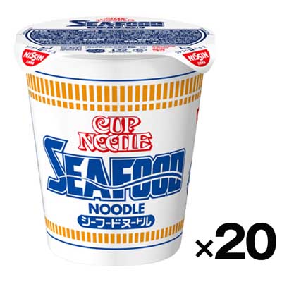 【ケース販売】日清食品 シーフードヌードル 75g×20個