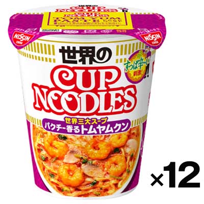 【ケース販売】日清食品 カップヌードルトムヤムクンヌードル 75g×12個