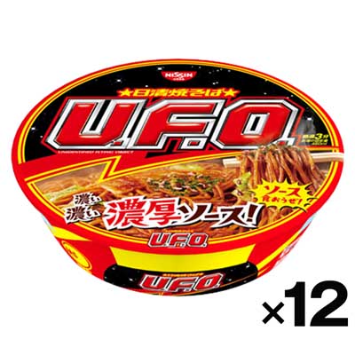 【ケース販売】日清食品 焼そばUFO 128g×12個