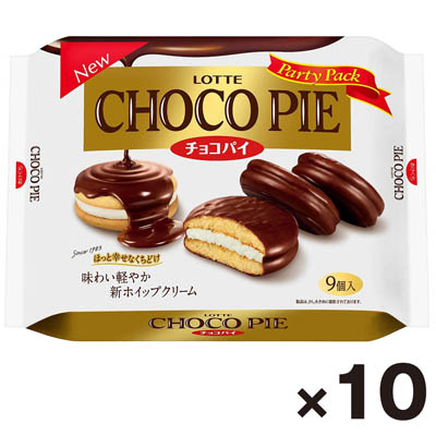 【ケース販売】ロッテ チョコパイパーティーパック 9個×10袋
